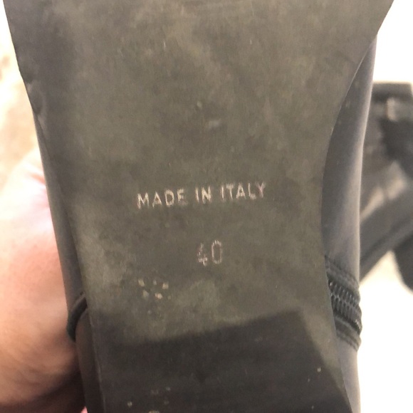 Barbara Barbieri size 40 (9) black leather booties. - Picture 7 of 10